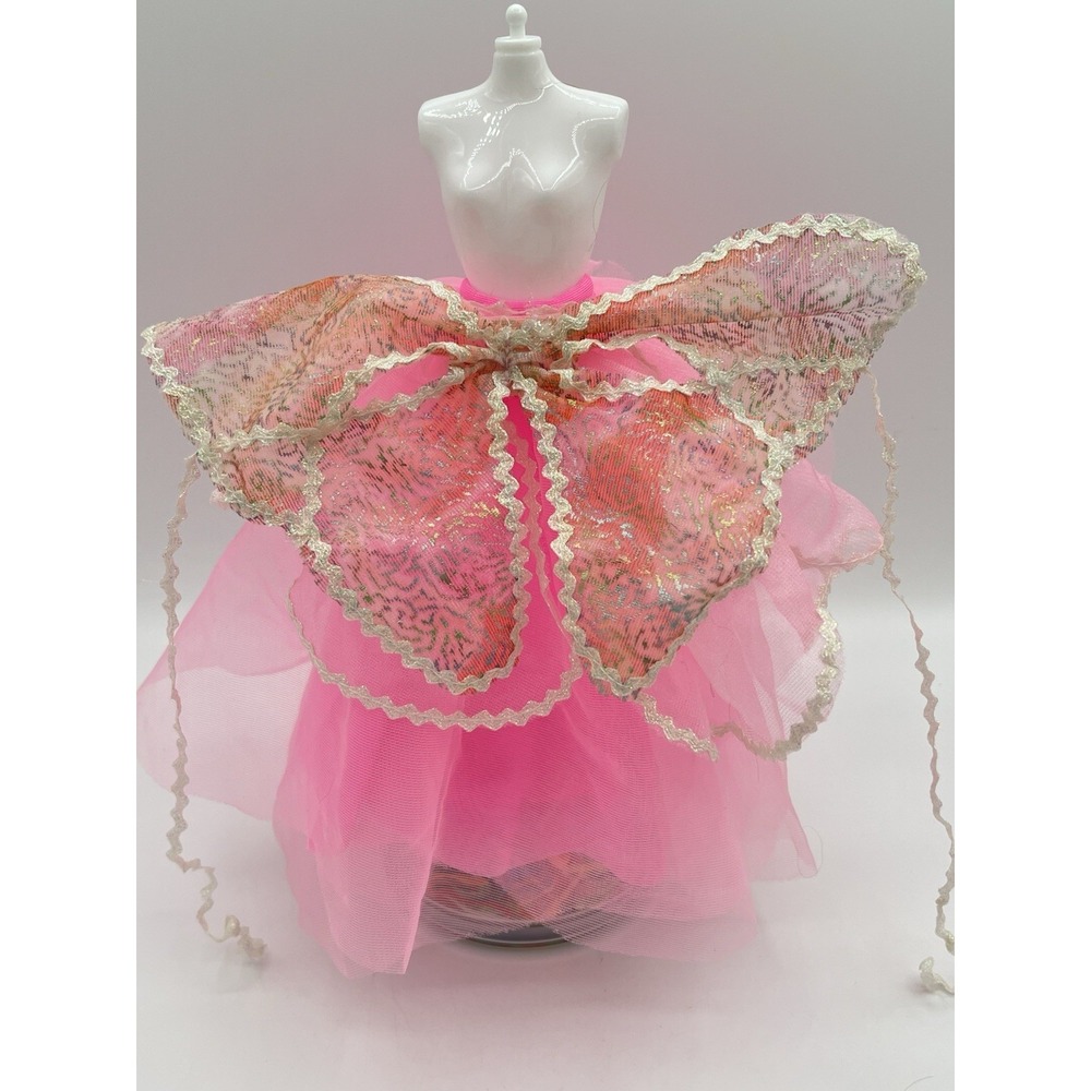 Barbie Costume Ball 1990 Pink Skirt & Attachments Replacement Outfit Mattel 7123